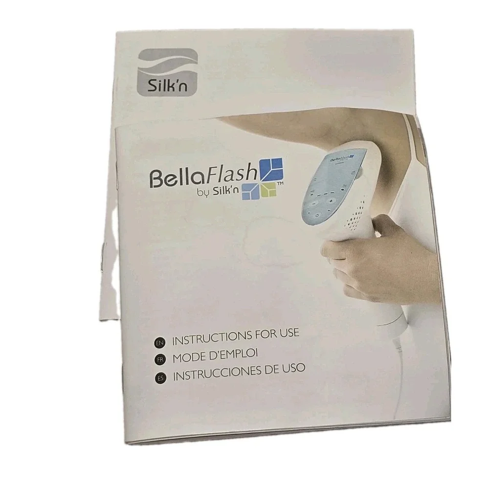 BellaFlash by Silk'n IPL Hair Removal System Tested Works Box Manual Complete